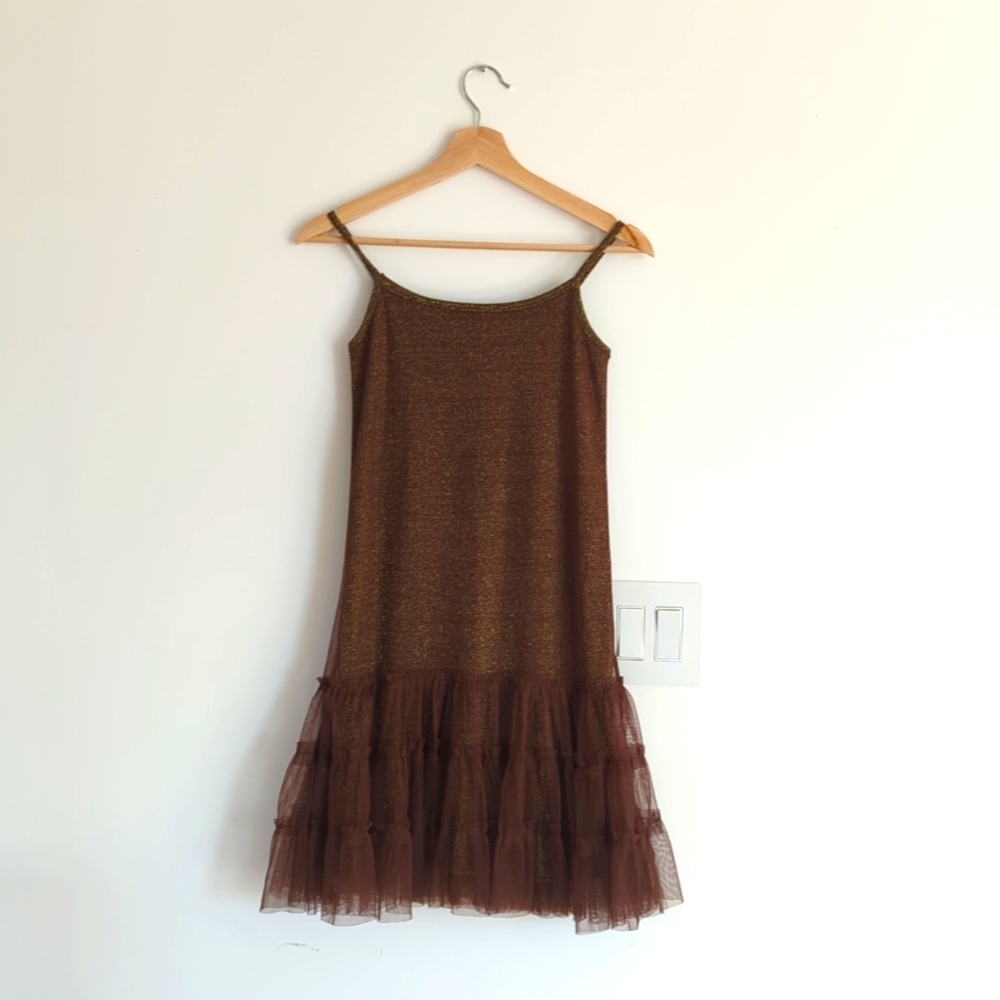 Golden Sparkle party dress